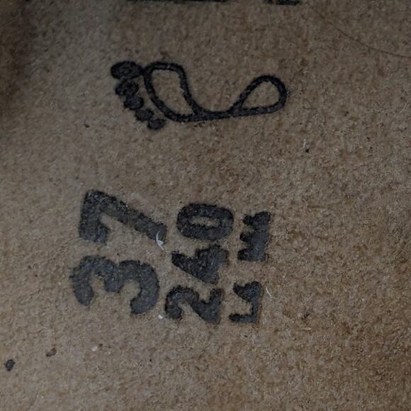 Birkenstock London Buckle Clog Suede Taupe Logo Unisex Size M4/W6 EU37 - Picture 6 of 12